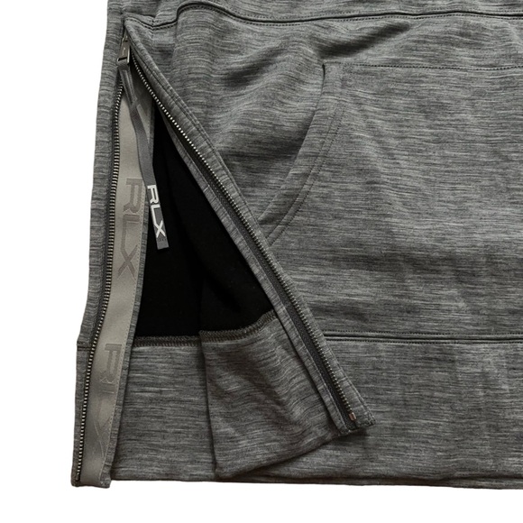 RLX Ralph Lauren Sweatshirt Mens S 1/2 Zip Pullover Wool Blend Stretch Gray NEW - Picture 4 of 7